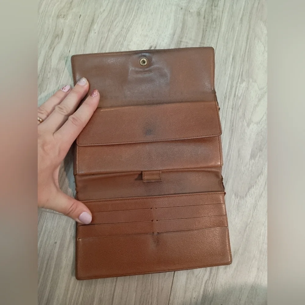 Louis Vuitton Porte Monnaie Monogram Pochette Credit Long Wallet